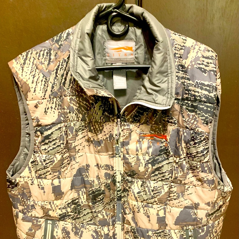 Sitka Camo down vest